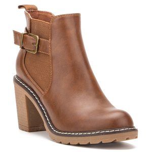Olivia Miller Hailey Chunky Heel Booties